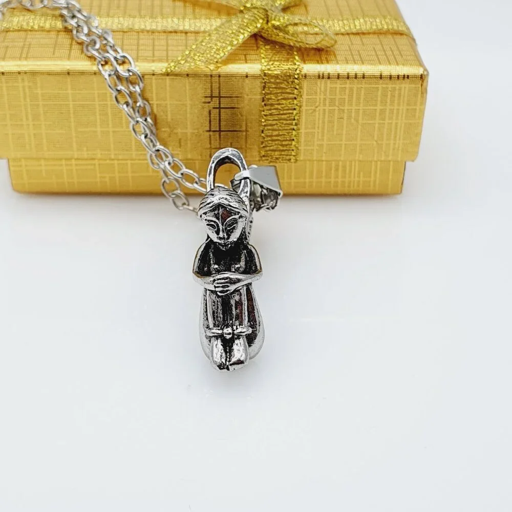 Saint Girl Angel Necklace for Men/Women, BL55590020